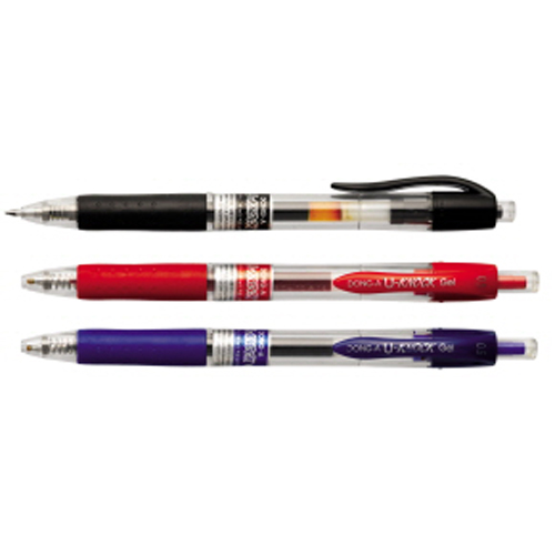 [동아] 중성 유노크펜 (흑색,청색,적색) 0.7mm 12개입 중성펜