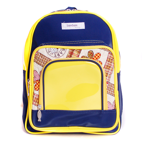 [삼삼가방] 퀼팅에나멜2 포켓가방 / 어린이집가방 유치원가방 유아동가방