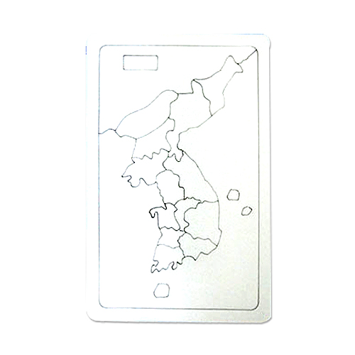 종이퍼즐 (지도) 한국지도16p -3개 / 학습용 퍼즐만들기 작품만들기 만들기재료