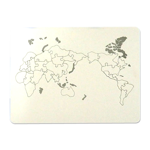 종이퍼즐 (지도) 세계지도25p -3개 / 학습용 퍼즐만들기 작품만들기 만들기재료