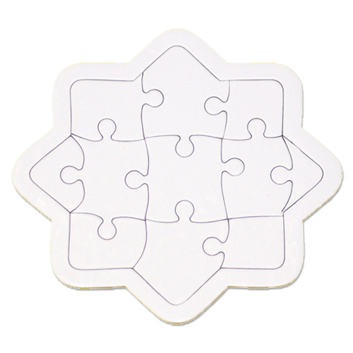 종이퍼즐 (8각)11p -3개 / 학습용 퍼즐만들기 작품만들기 만들기재료