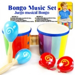 [해피타운] 봉고뮤직세트 원목 뮤직 악기세트 / 악기 원목악기