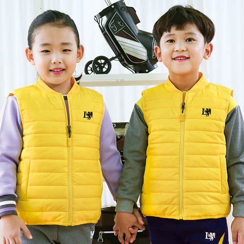 [리앙뜨] 로켓패딩 (옐로우/오렌지) / 유치원 어린이집 활동복 유아동체육복
