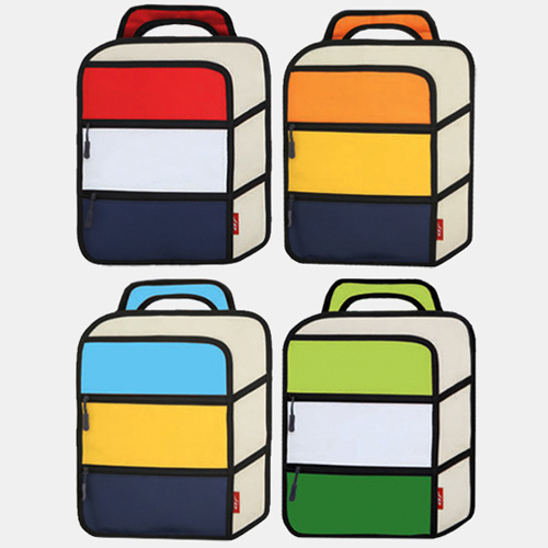 [마이제이디] 만화속가방 백팩 / 2D가방 어린이집 유치원 가방 아동백팩