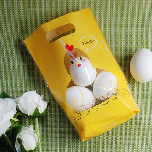 [야미데코] 꼬꼬댁비닐백 5장 / 부활절 계란 달걀포장