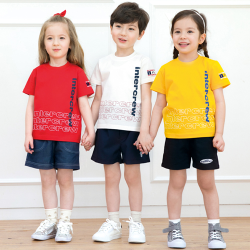 [인터크루] ICS501(빨강) ICS504(노랑)상의만 / 유치원 어린이집 하복