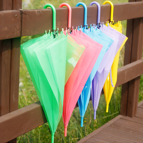 [글로리] 파스텔 비닐자동우산 / 73cm 선물 색상우산