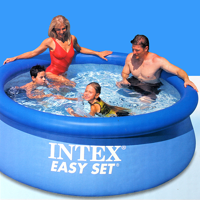 [인텍스] 에어 가족 풀장(244x76cm) / 대형풀장 야외풀장 이동식수영장 물놀이용품