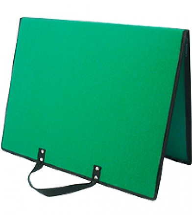 [청양토이] 삼각자료판(지퍼) - 초록 / 학습교육자료
