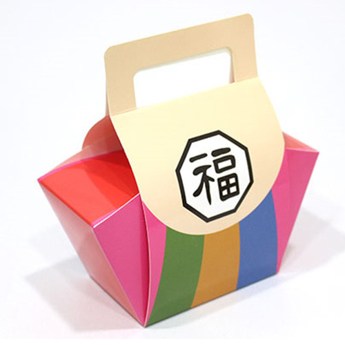 [야미데코] 색동바구니 2장 / 전통 명절 선물포장 상자 박스