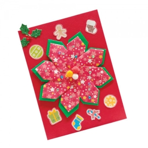 [색지청] 만들기노리 35 크리스마스카드 (5인용) / 종이접기 만들기패키지
