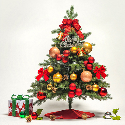 90cm 골든벨 전나무 트리 풀세트  / 크리스마스 성탄절 인테리어