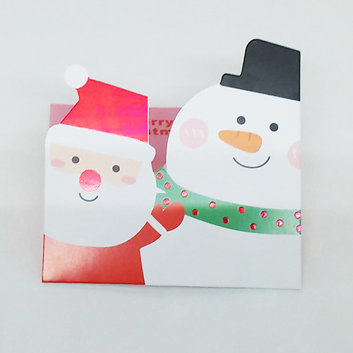 [야미데코] E02 크리스마스카드 (카드3+봉투3) / 크리스마스 성탄 축하카드 미니엽서