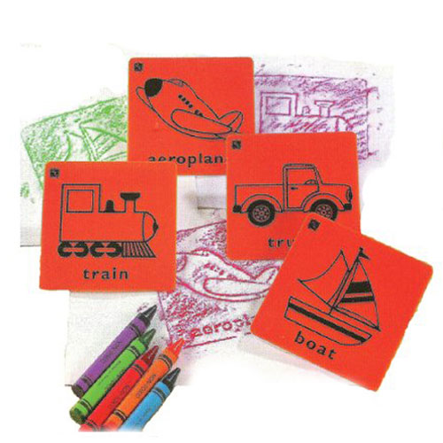 [EDX] 교통프로타주카드 / 유아교구 교육 미술교구