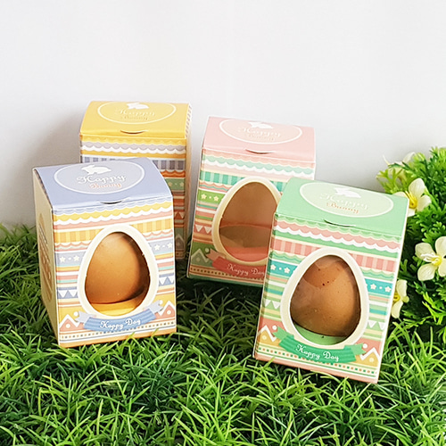 [야미데코] 계란(1구)해피바니상자2개 / 부활절 계란 달걀포장 계란상자