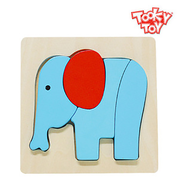 [투키토이] 투키 코끼리미니퍼즐 / 학습교구 창의력발달 학습교구 동물퍼즐
