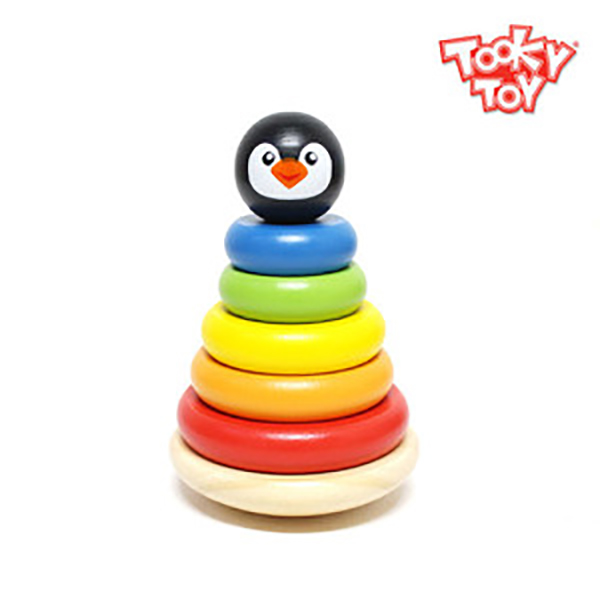 [투키토이] 투키 펭귄 링 쌓기 / 링쌓기 쌓기놀이 펭귄링쌓기